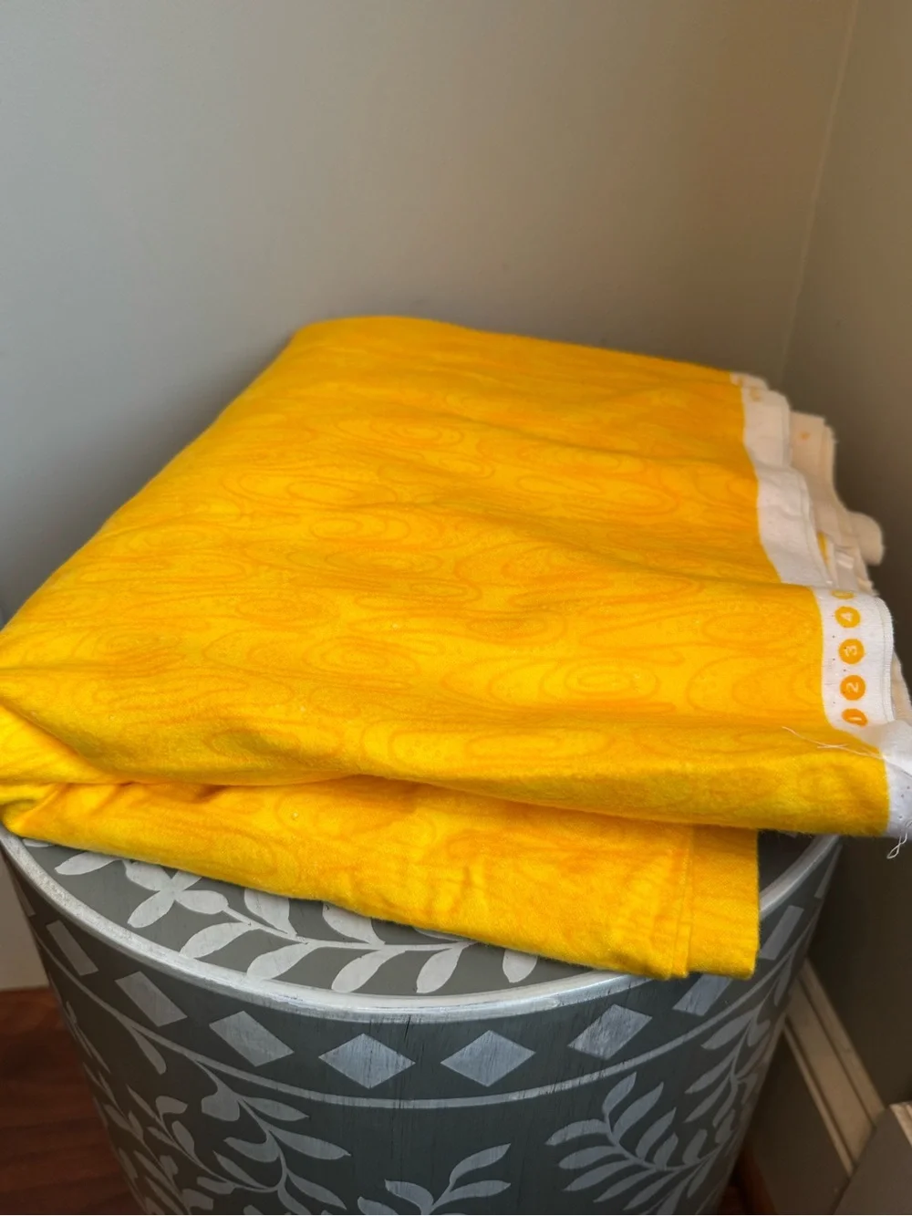 Yellow Cotton Flannel Fabric 4 Yards Colorbox by Cheri Strole